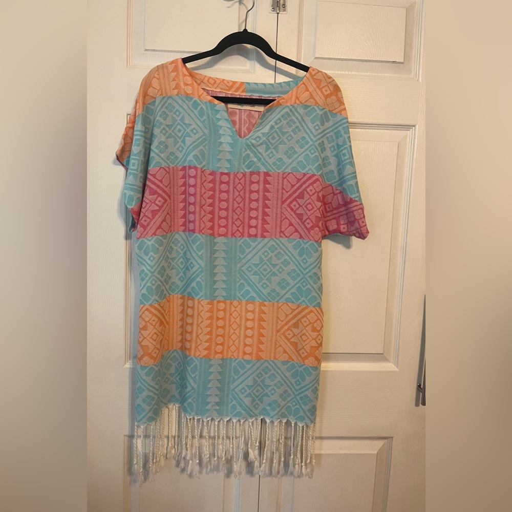 Begonville Tunic Cover up Dress One Size